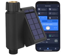Marke: Pearl Bewässerungscomputer mit Solarpanel und smarter Steuerung, Bild 1 Smart Home Bewässerungscomputer mit Solarpanel und smarter Steuerung - News, Bild 1