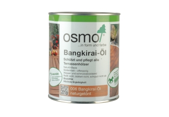 Vergleichstest: Osmo Bangkirai-Öl