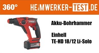 360 Grad Video: Akku-Bohrhammer Einhell TE-HD 18/12 Li-Solo