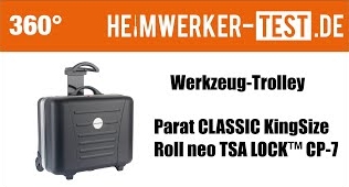 360 Grad Video: Werkzeug-Trolley Parat CLASSIC KingSize Roll neo TSA LOCK™ CP-7